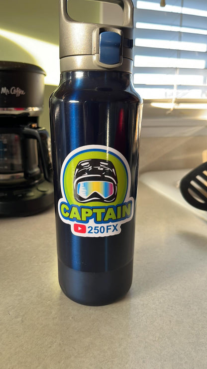 Captain 250FX 3"x3" Sticker